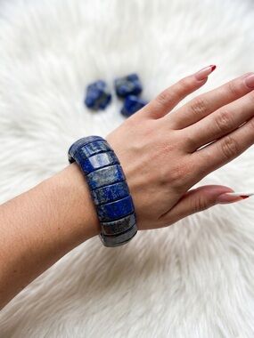 Lapis Lazuli Stretch Bracelet Intuition & Inner Power | Calming Energy |